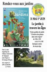 Rendez vous aux jardins 2014